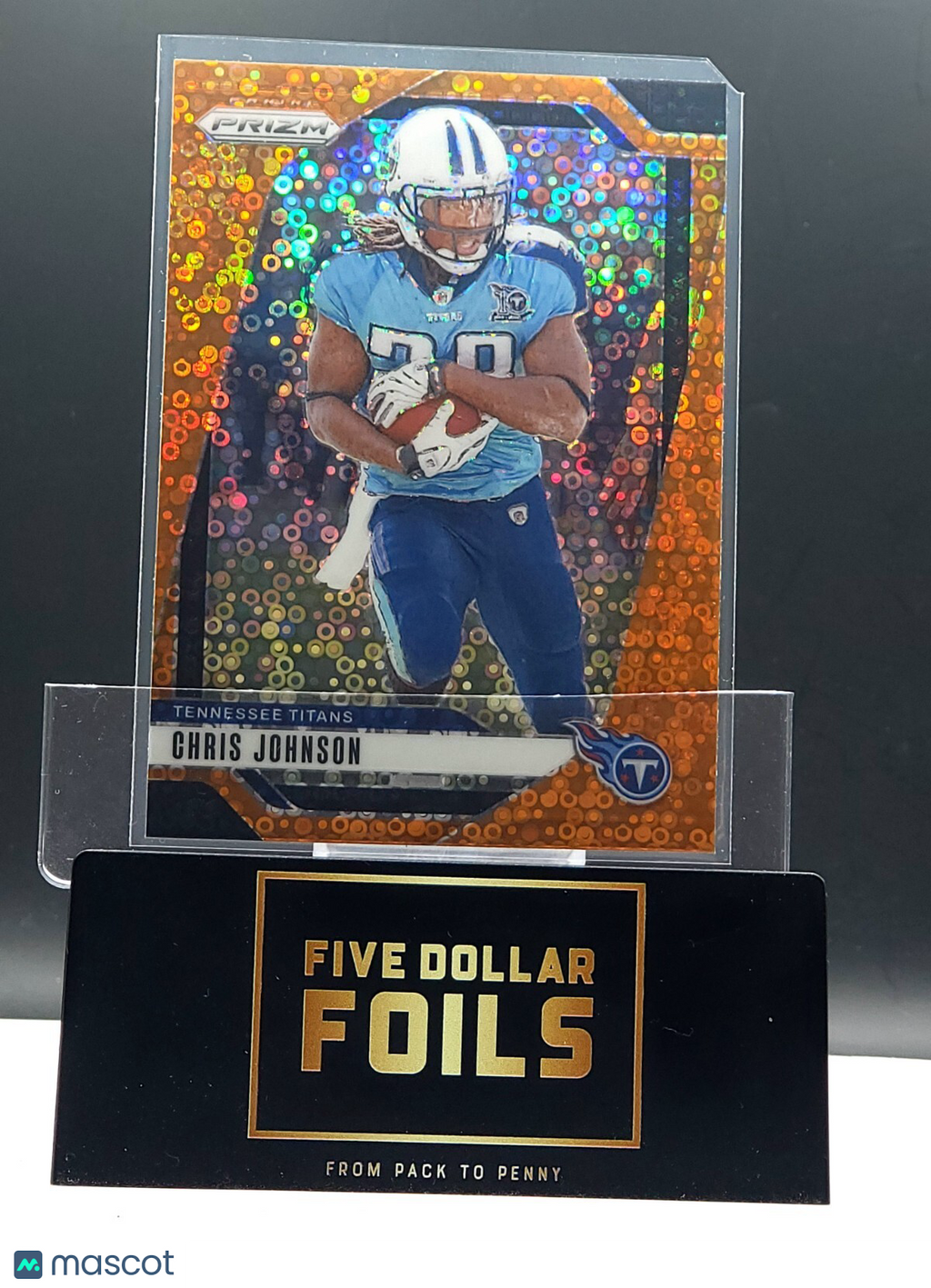 *Free Shipping @ $10* 2024 Panini Prizm #284 Chris Johnson Orange Disco