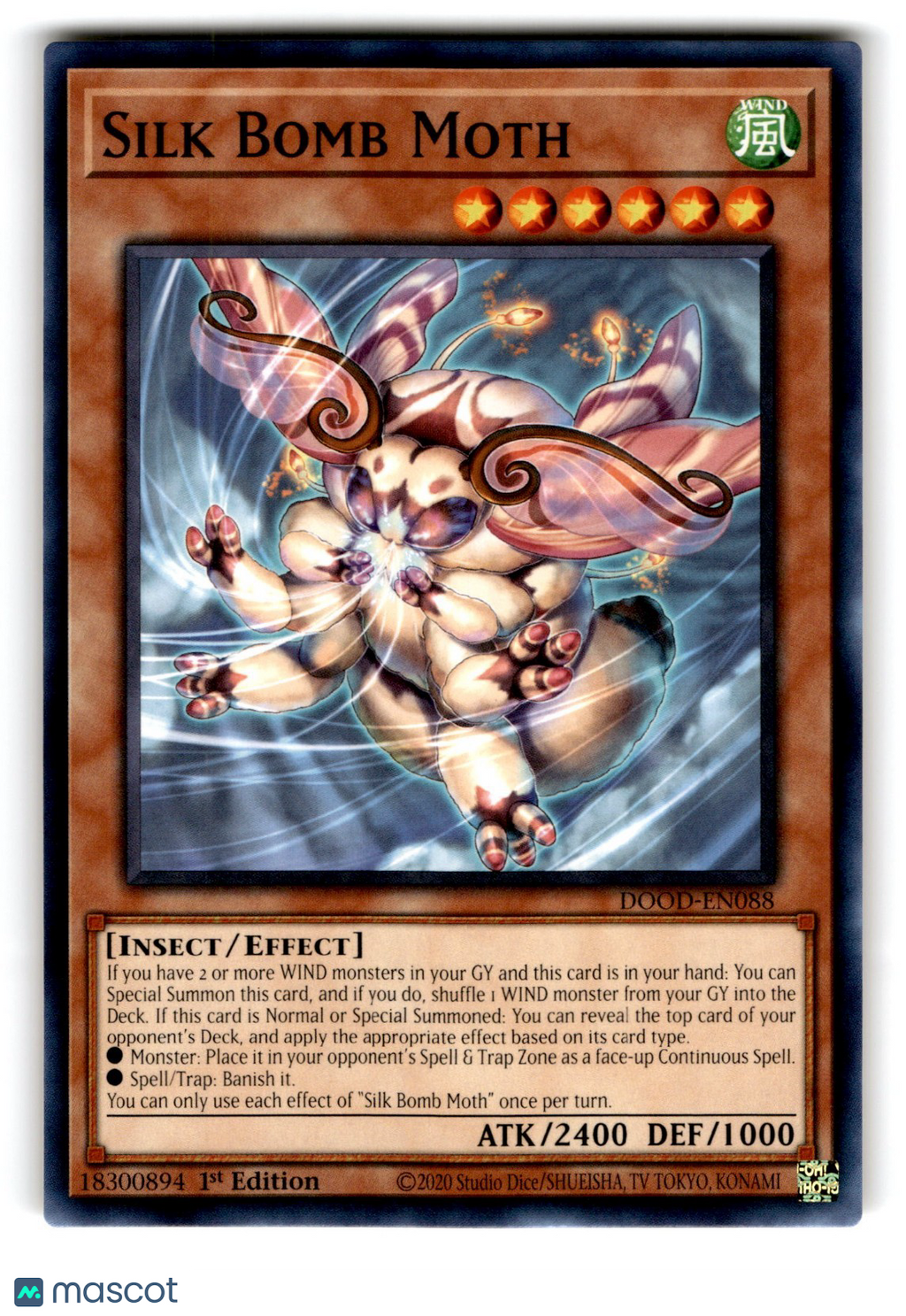 Silk Bomb Moth DOOD-EN088
