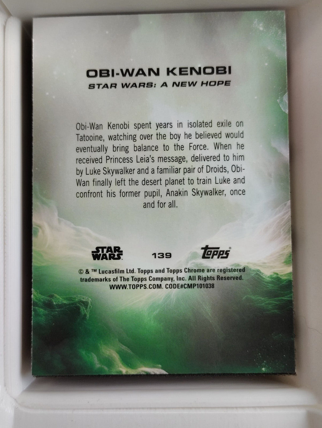 2025 Topps Chrome Star Wars Obi-Wan Kenobi #139