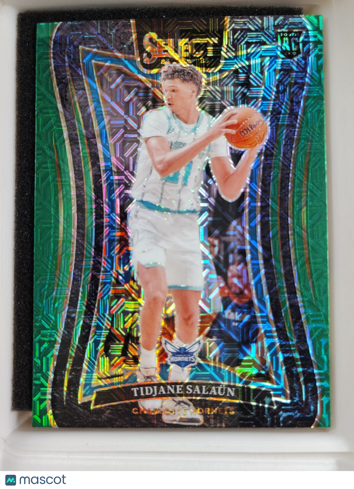 2024-25 Panini Select - Mezzanine Tidjane Salaun #95 Green Mojo Prizm