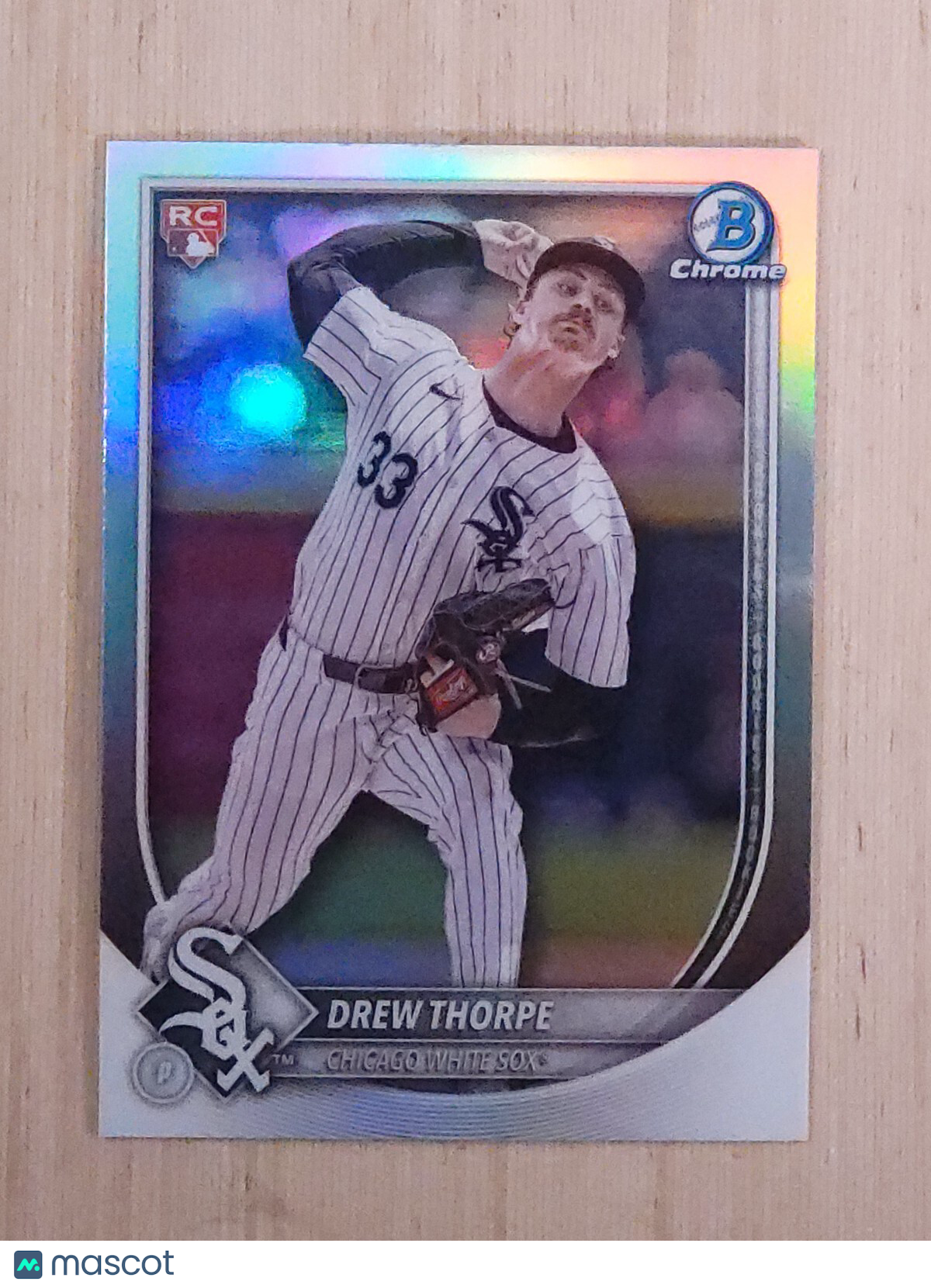 2025 Bowman Chrome - Drew Thorpe #8  Red RC Redemption