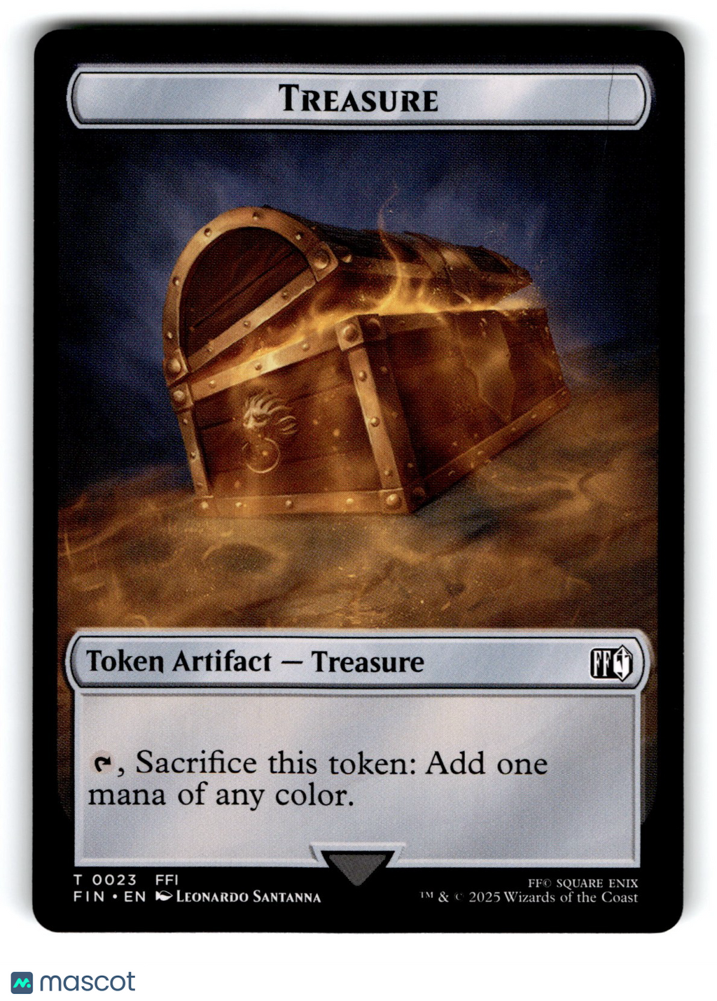 Hero (0006) // Treasure (0023) Double-Sided Token Final Fantasy Regular