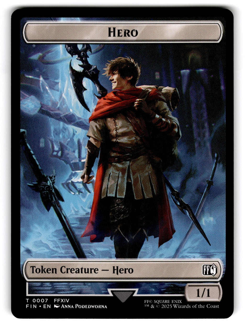 Hero (0006) // Treasure (0023) Double-Sided Token Final Fantasy Regular