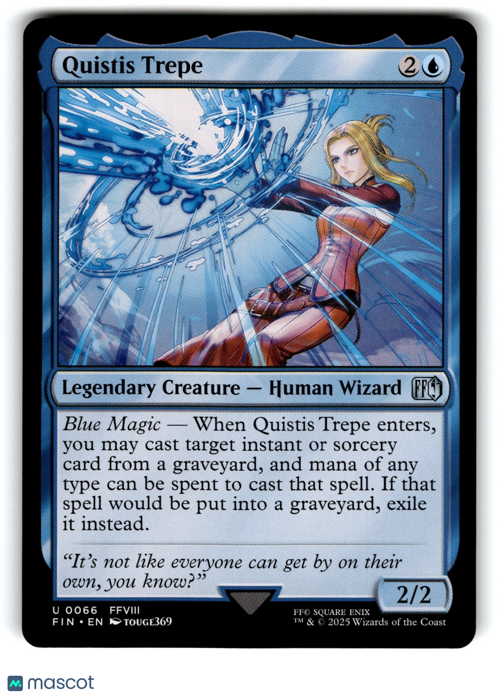 Final Fantasy Magic: The Gathering Quistis Trepe