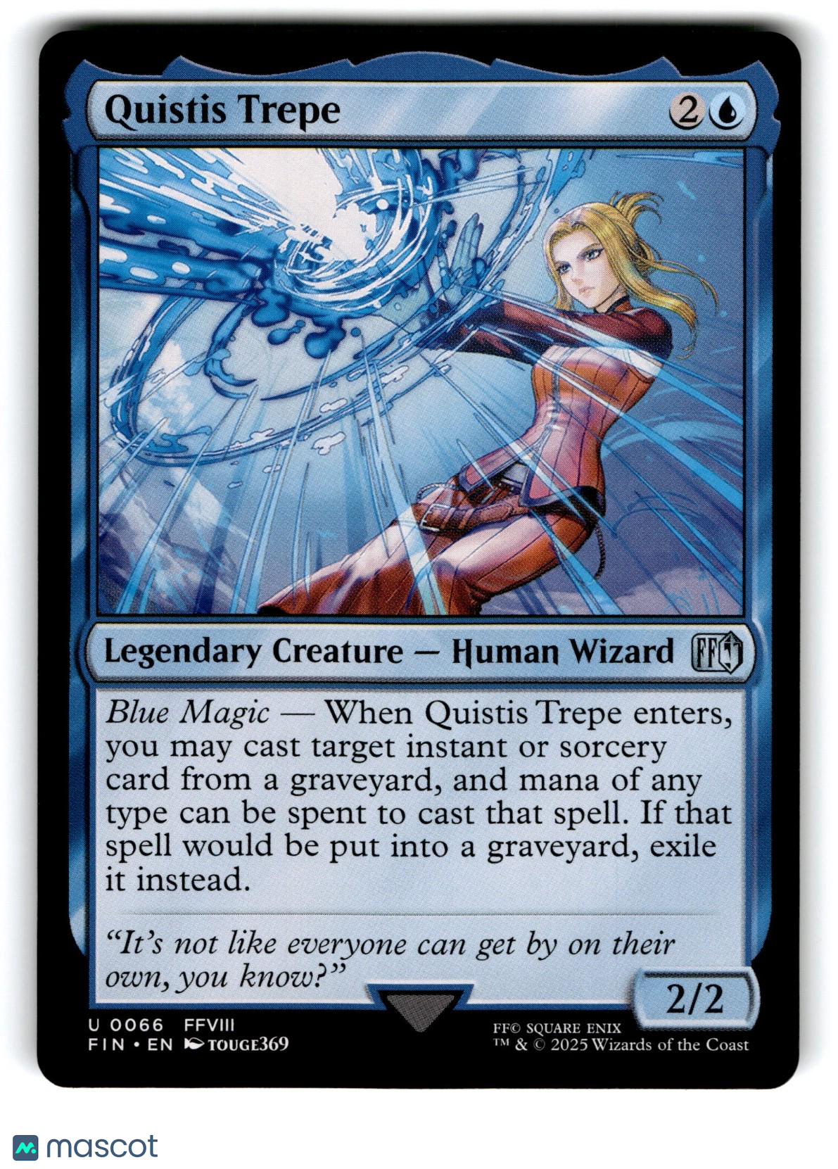 Final Fantasy Magic: The Gathering Quistis Trepe