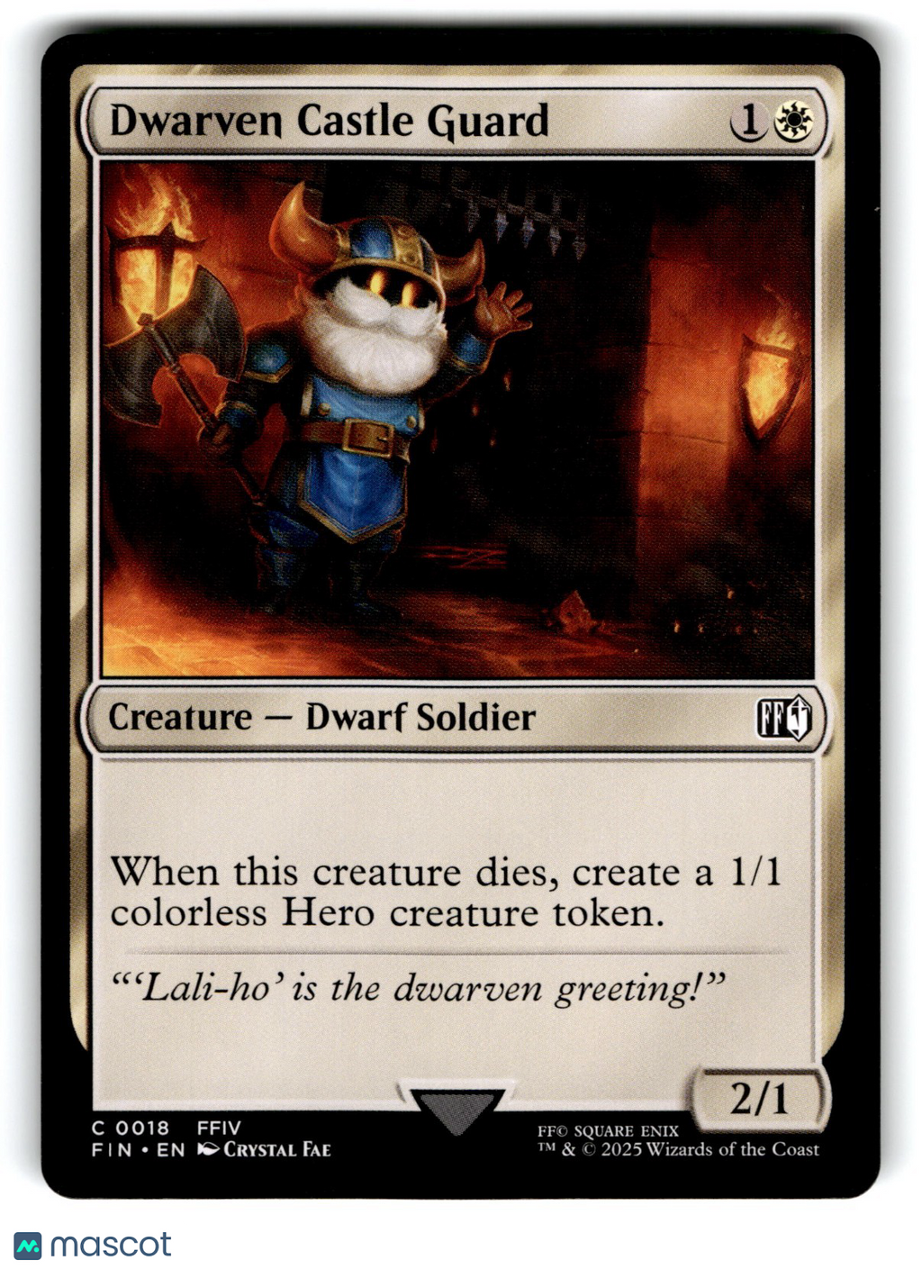 Dwarven Castle Guard Final Fantasy Regular