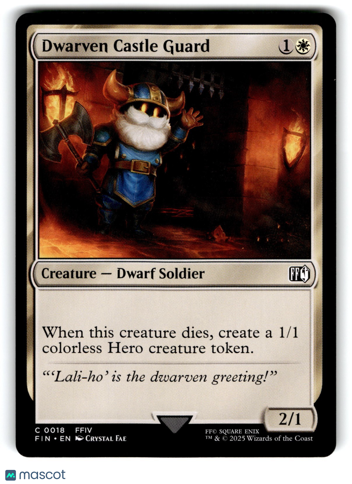 Dwarven Castle Guard Final Fantasy Regular