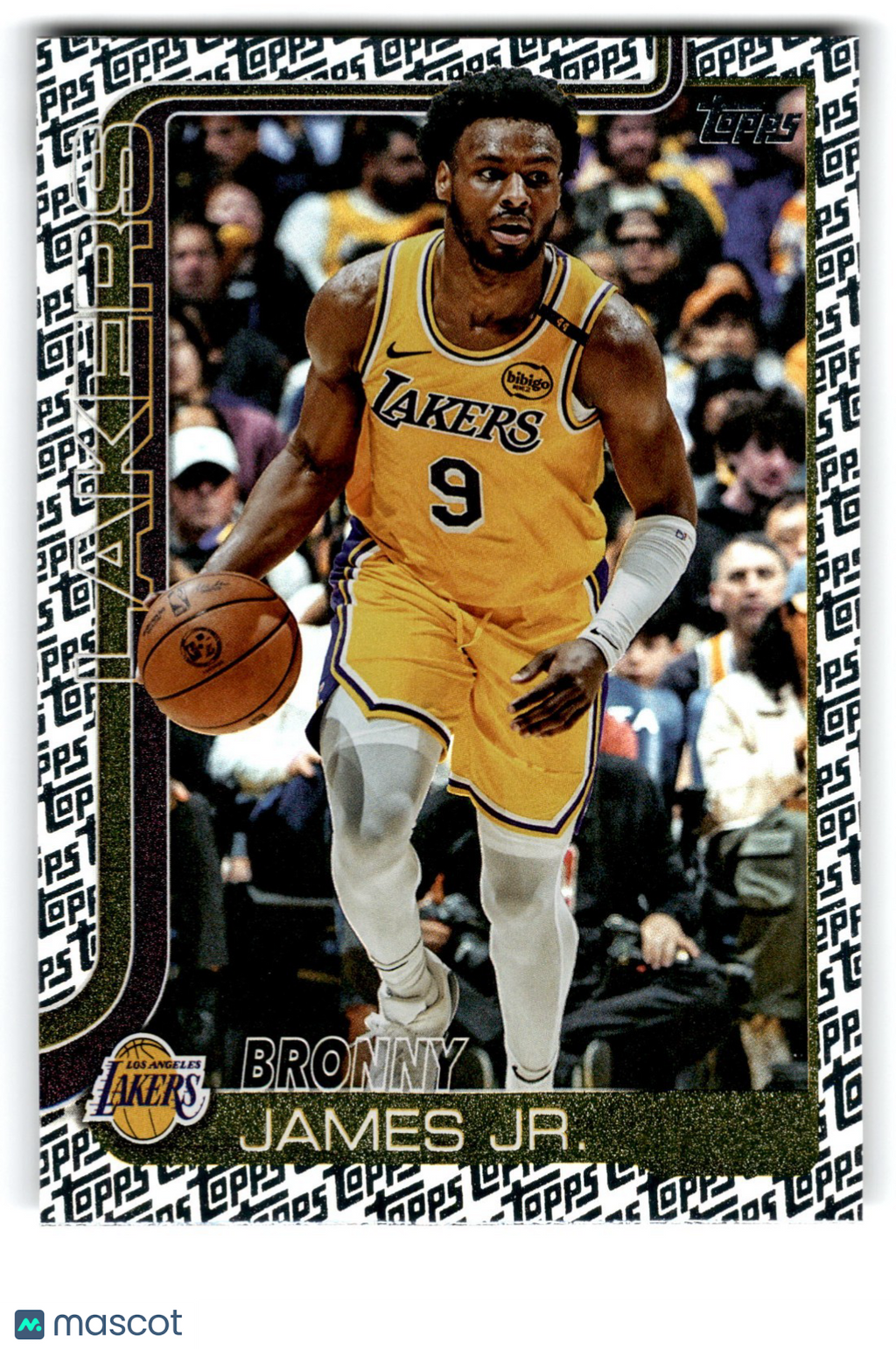 2025-26 Topps Bronny James JR #152 Logo Foil