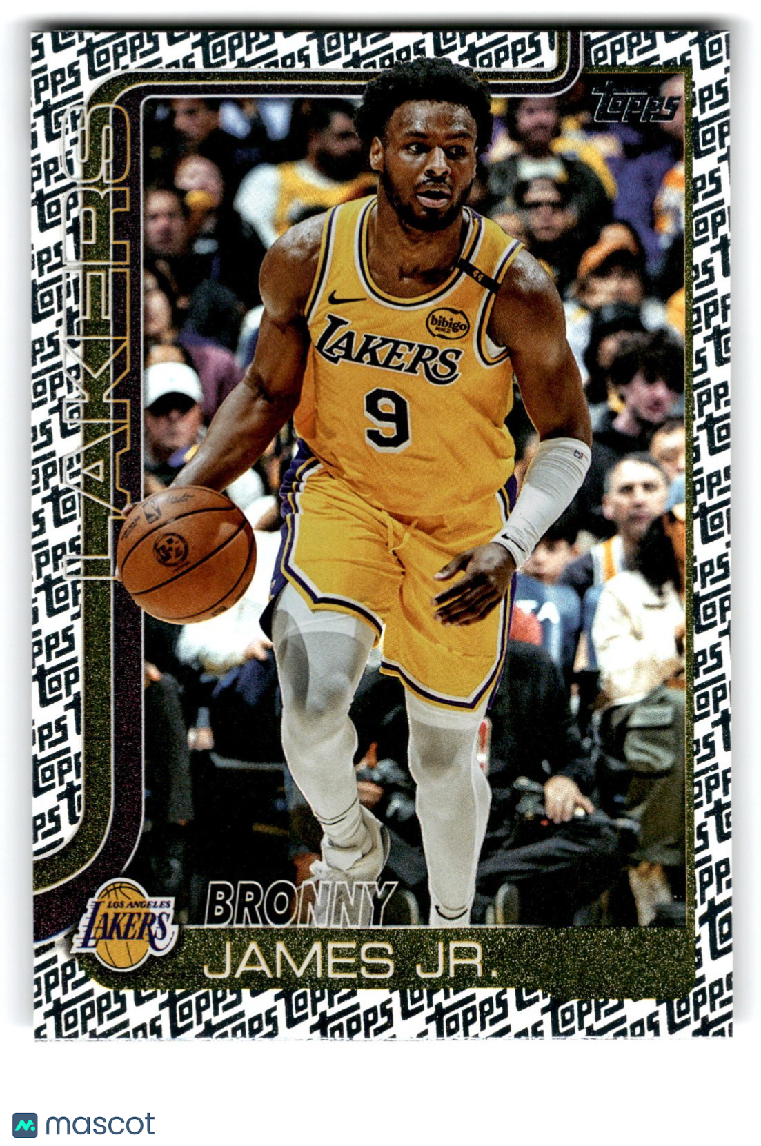 2025-26 Topps Bronny James JR #152 Logo Foil