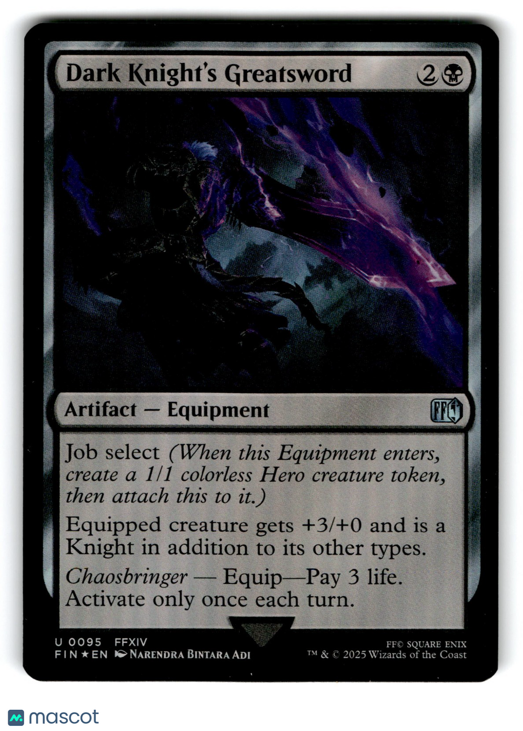 Dark Knight's Greatsword Final Fantasy Foil