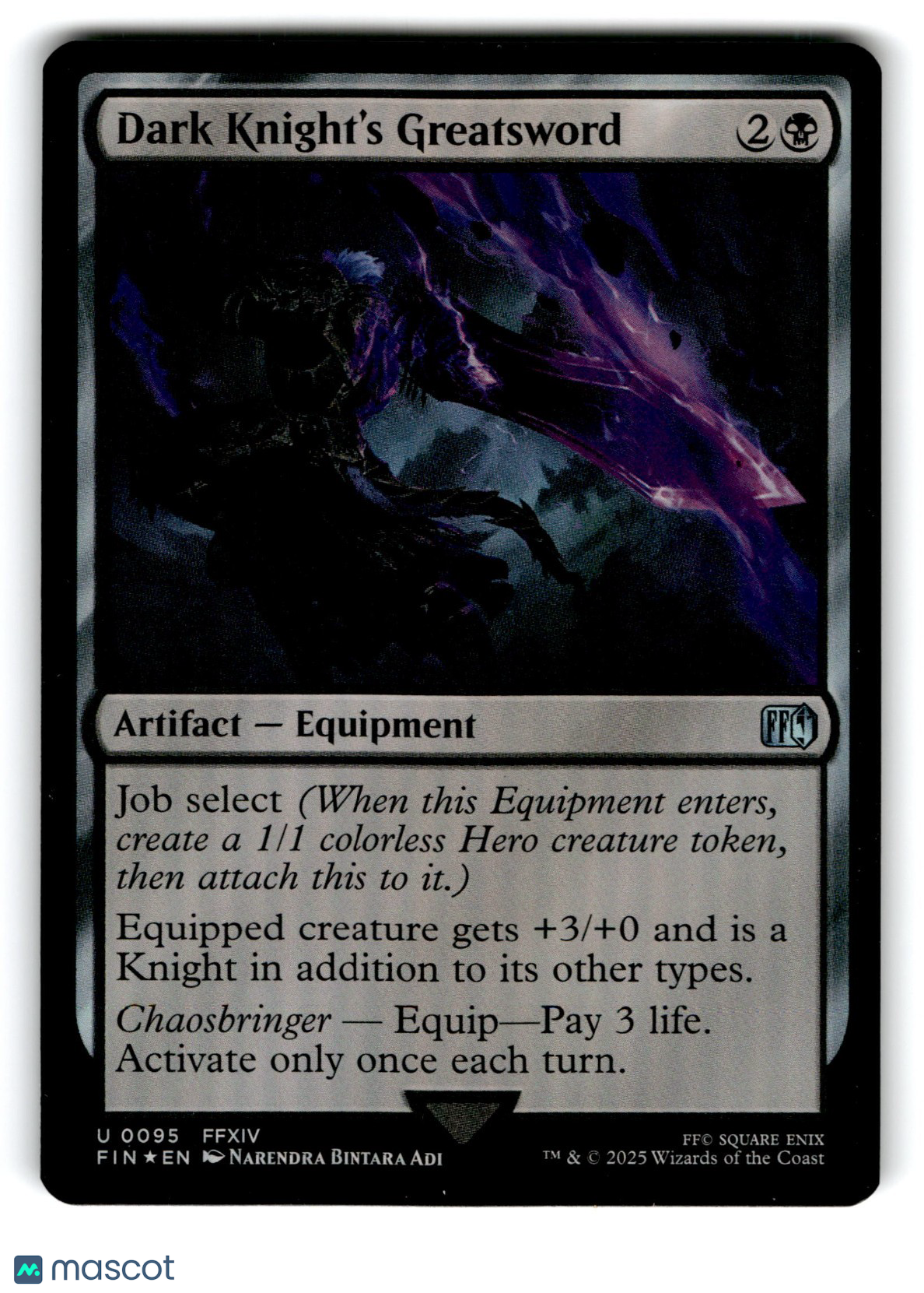 Dark Knight's Greatsword Final Fantasy Foil