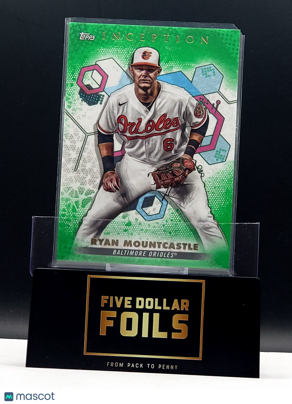 *Free Shipping @ $10* 2022 Topps Inception - #57 Ryan Mountcastle Green
