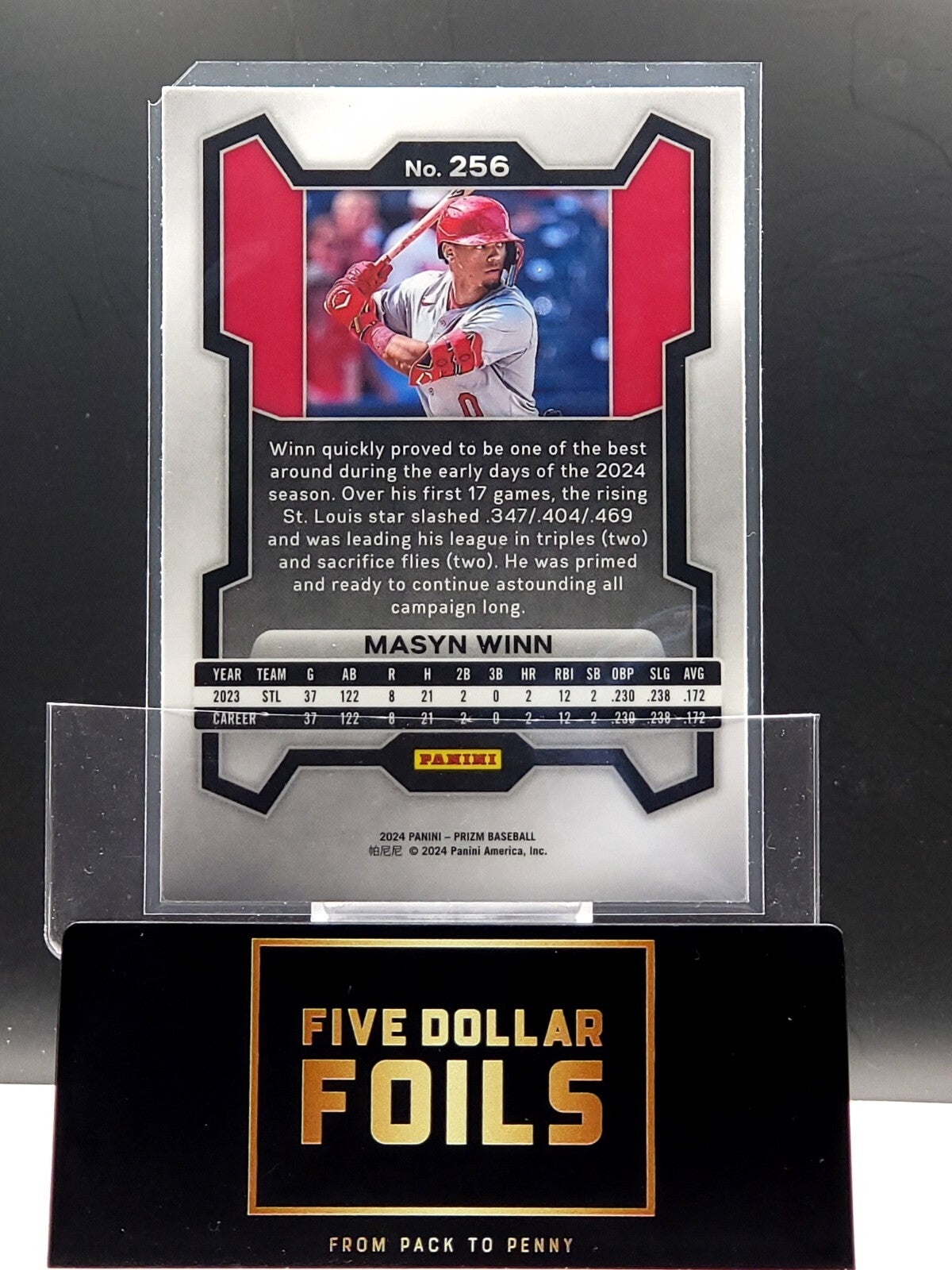 *Free Shipping @ $10* 2024 Panini Prizm #256 Masyn Winn