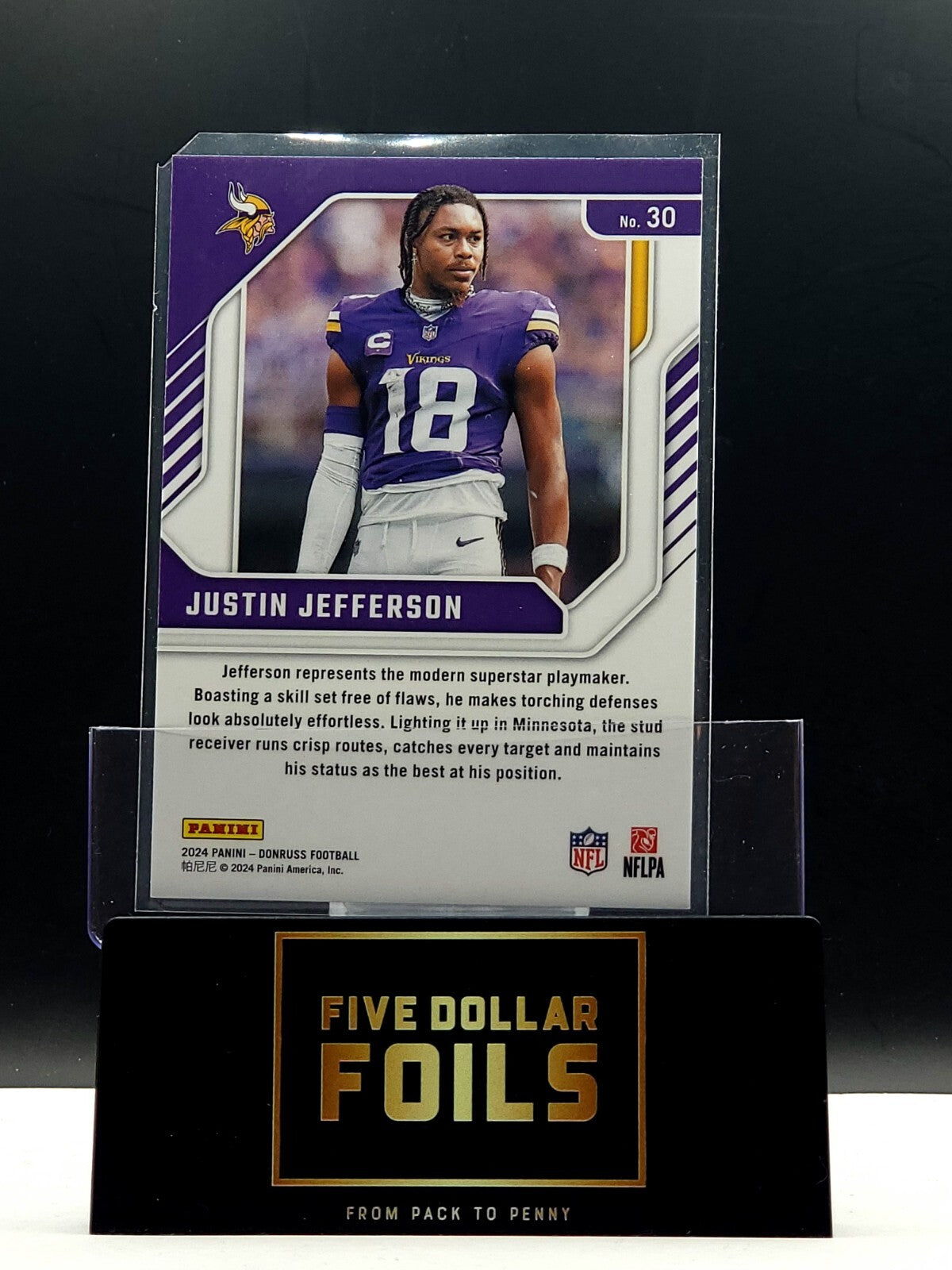 2024 Panini Donruss Elite Series #30 Justin Jefferson