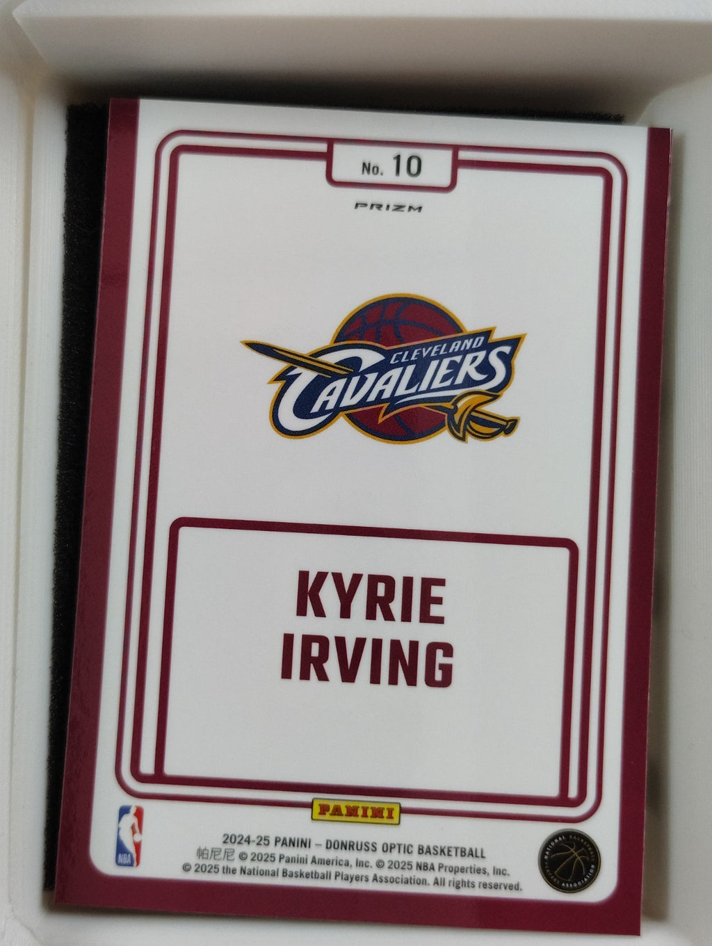 2024-25 Panini Donruss Optic Winner Stays #10 Kyrie Irving Purple