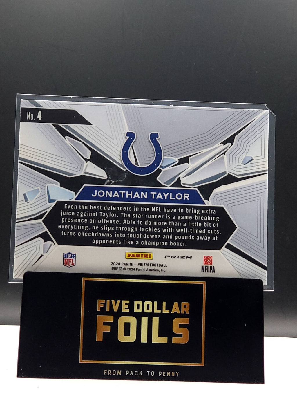 *Free Shipping @ $10* 2024 Panini Prizm Prizm Break #4 Jonathan Taylor Green