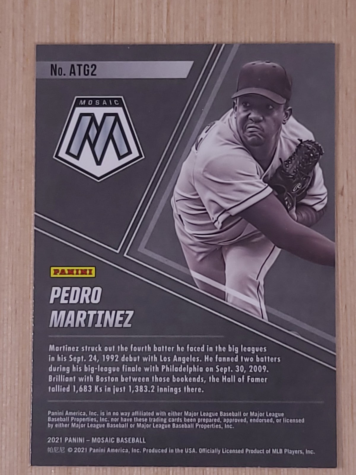 2021 Panini Mosaic - All-Time Greats Pedro Martinez #ATG2