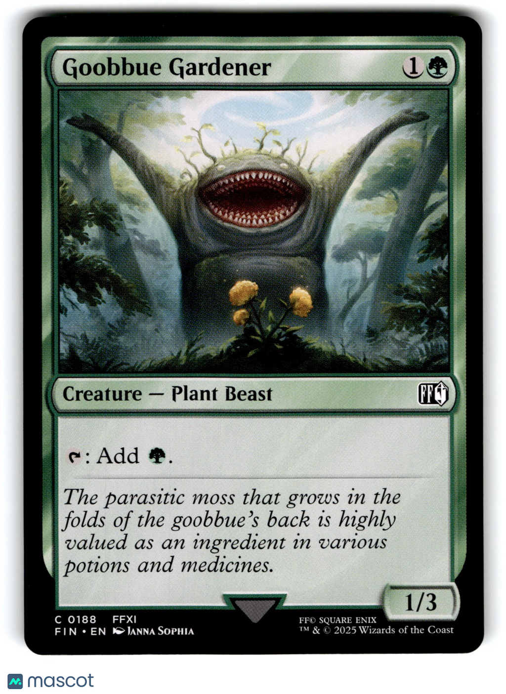 Final Fantasy Magic: The Gathering Goobbue Gardener