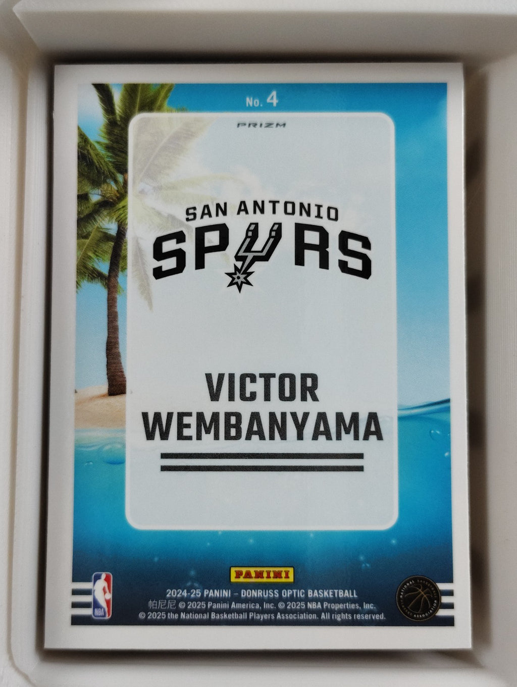 2024-25 Panini Donruss Optic Splash! Victor Wembanyama #4 Prizm