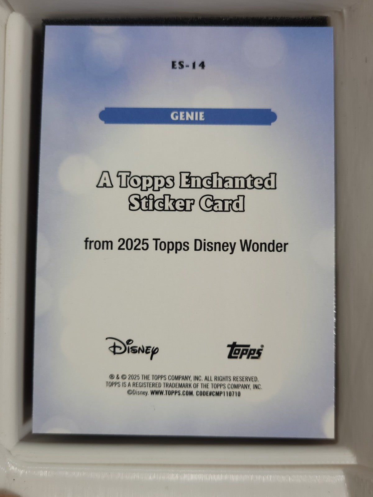 2025 Topps Wonder Enchanted Sticker - Genie #ES-14
