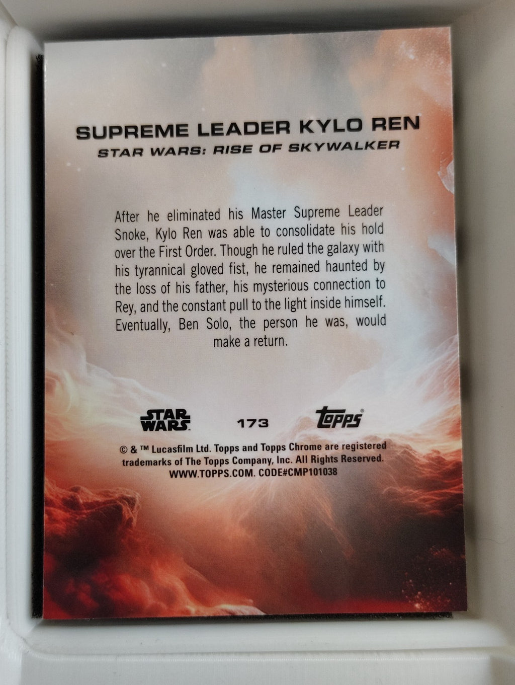 2025 Topps Chrome Star Wars Kylo Ren #173