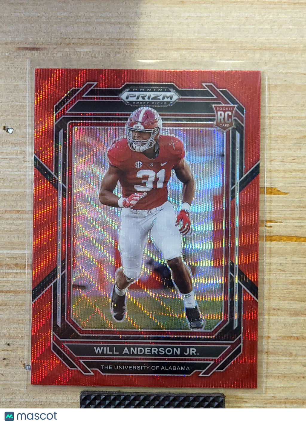 2023 Panini Prizm Draft Picks - Will Anderson #162 Ruby Wave Prizm