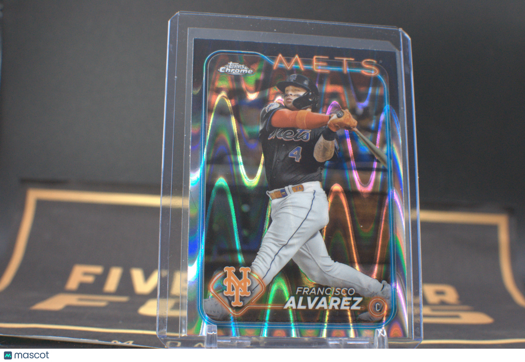 2024 Topps Chrome: Francisco Alvarez [RayWave] #188 **Free Shipping @ $10+**