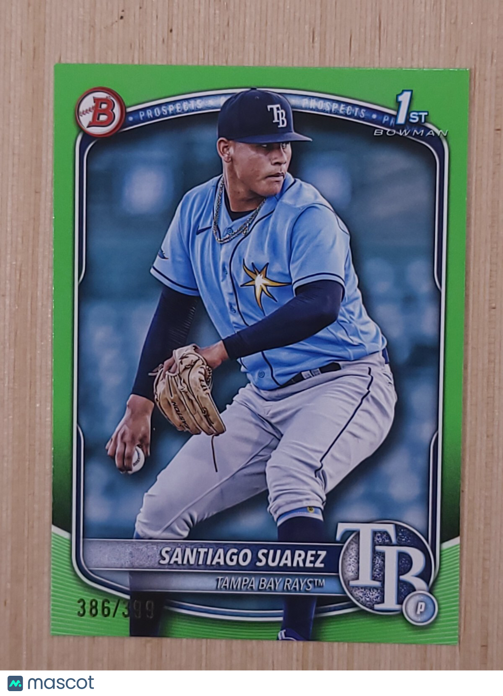 2025 Bowman - Prospects Santiago Suarez #BP-142 Neon Green /399 (RC)