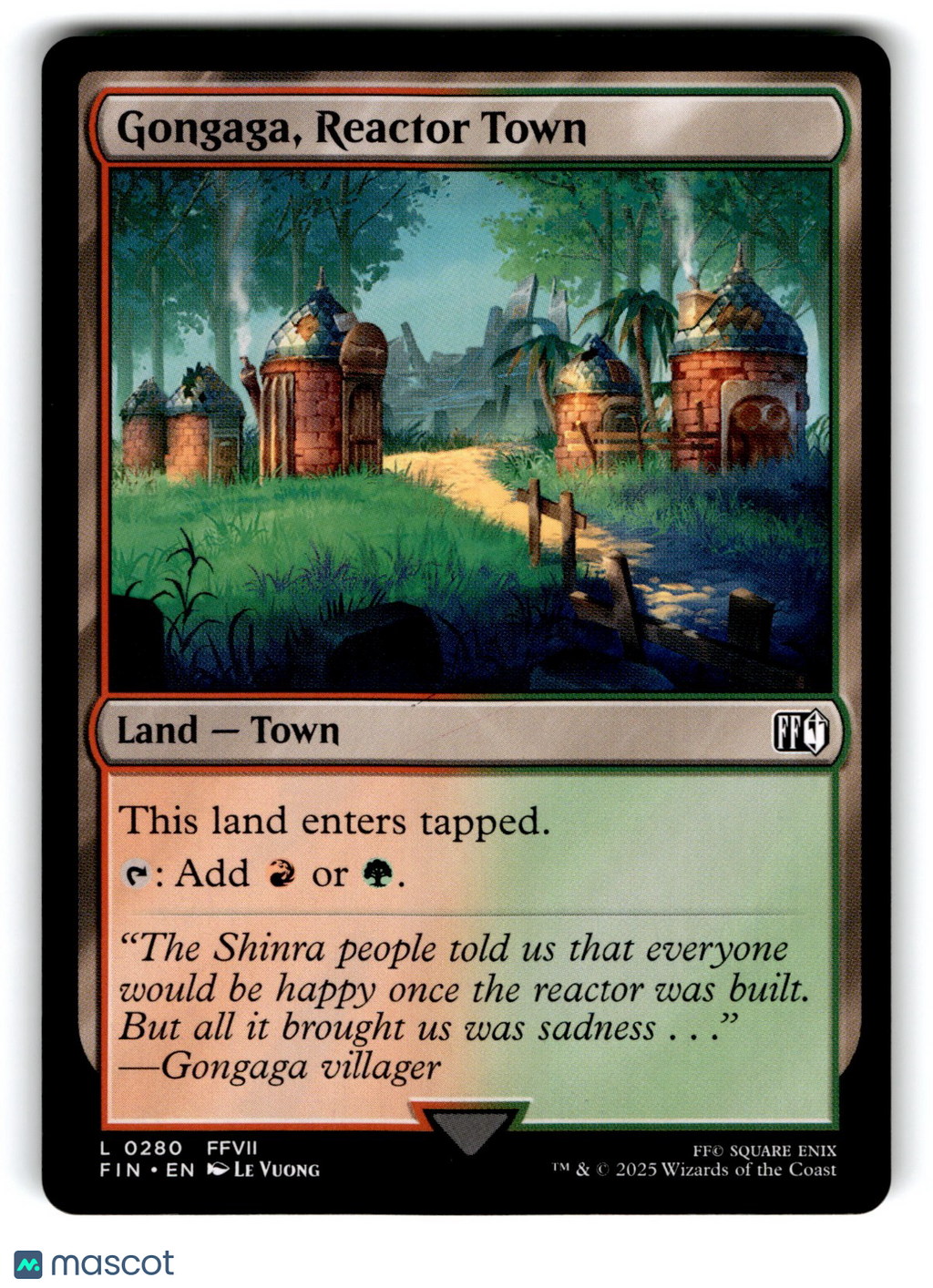 Gongaga, Reactor Town Final Fantasy Regular