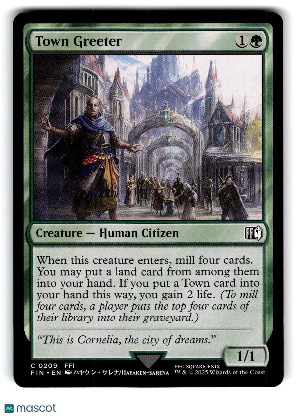 Town Greeter Final Fantasy Regular