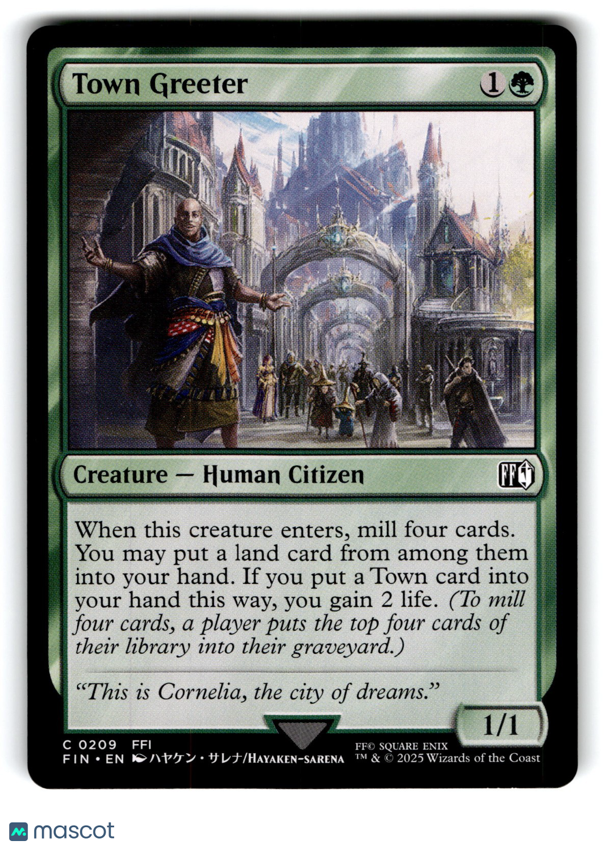 Town Greeter Final Fantasy Regular