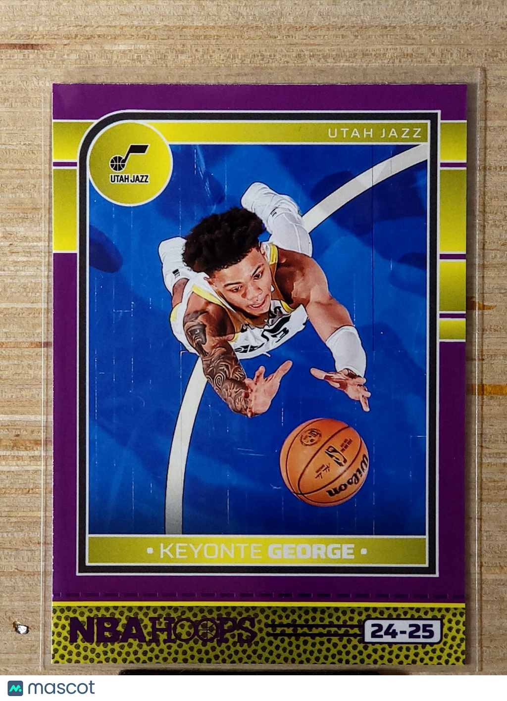 2024-25 Panini NBA Hoops #50 Keyonte George Purple