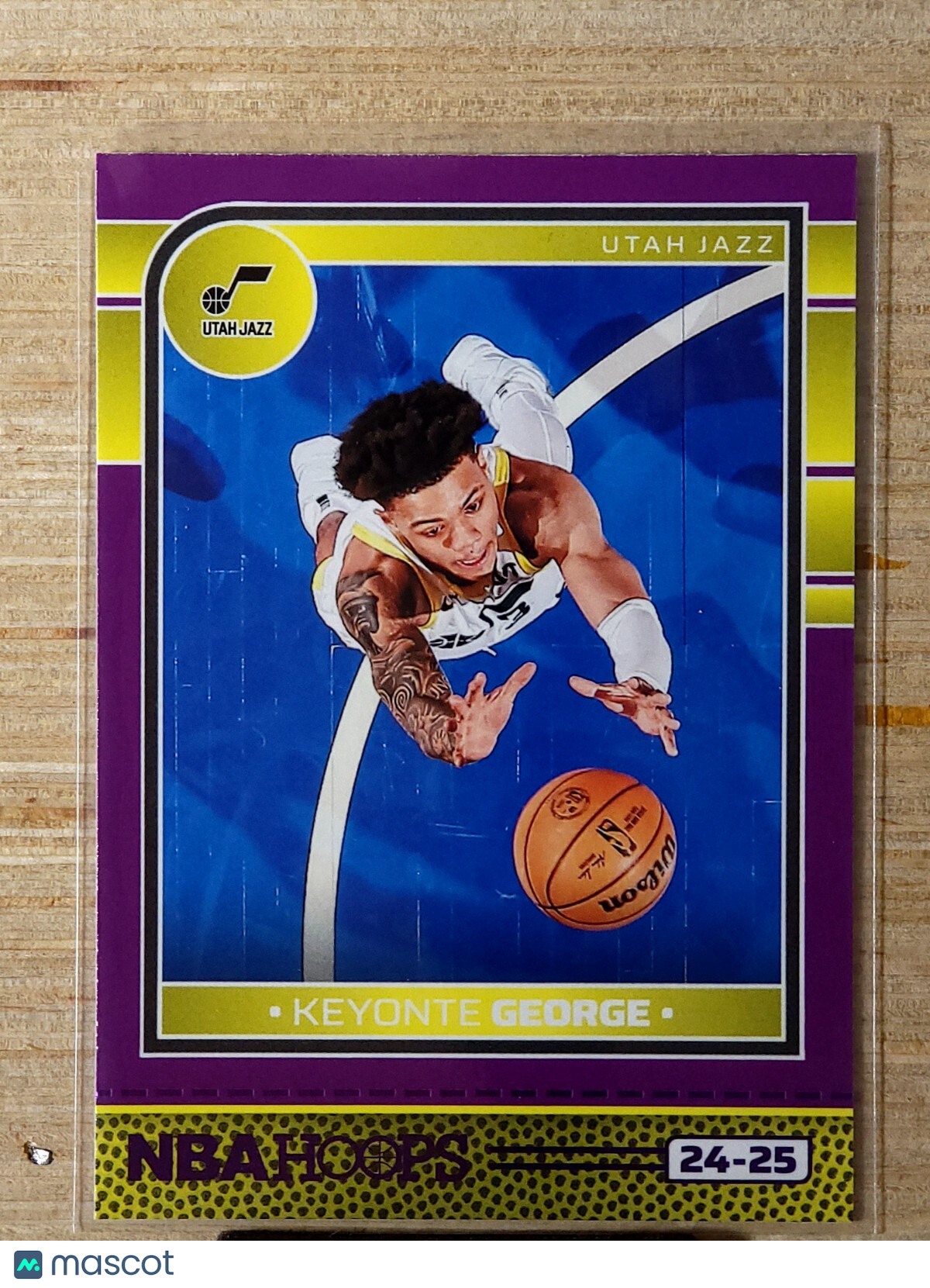 2024-25 Panini NBA Hoops #50 Keyonte George Purple
