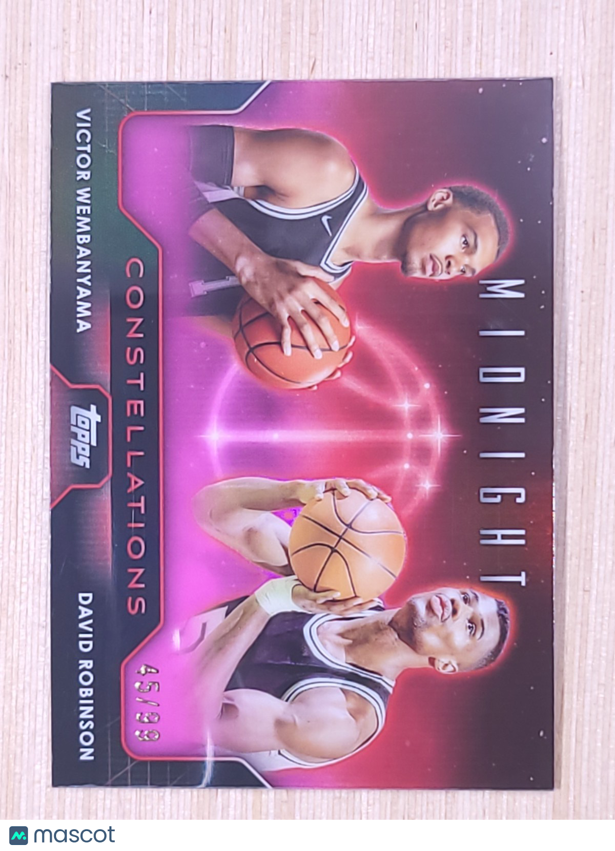 Victor Wembanyama/David Robinson 2023-24 Topps Midnight #C-19 Constellations /99