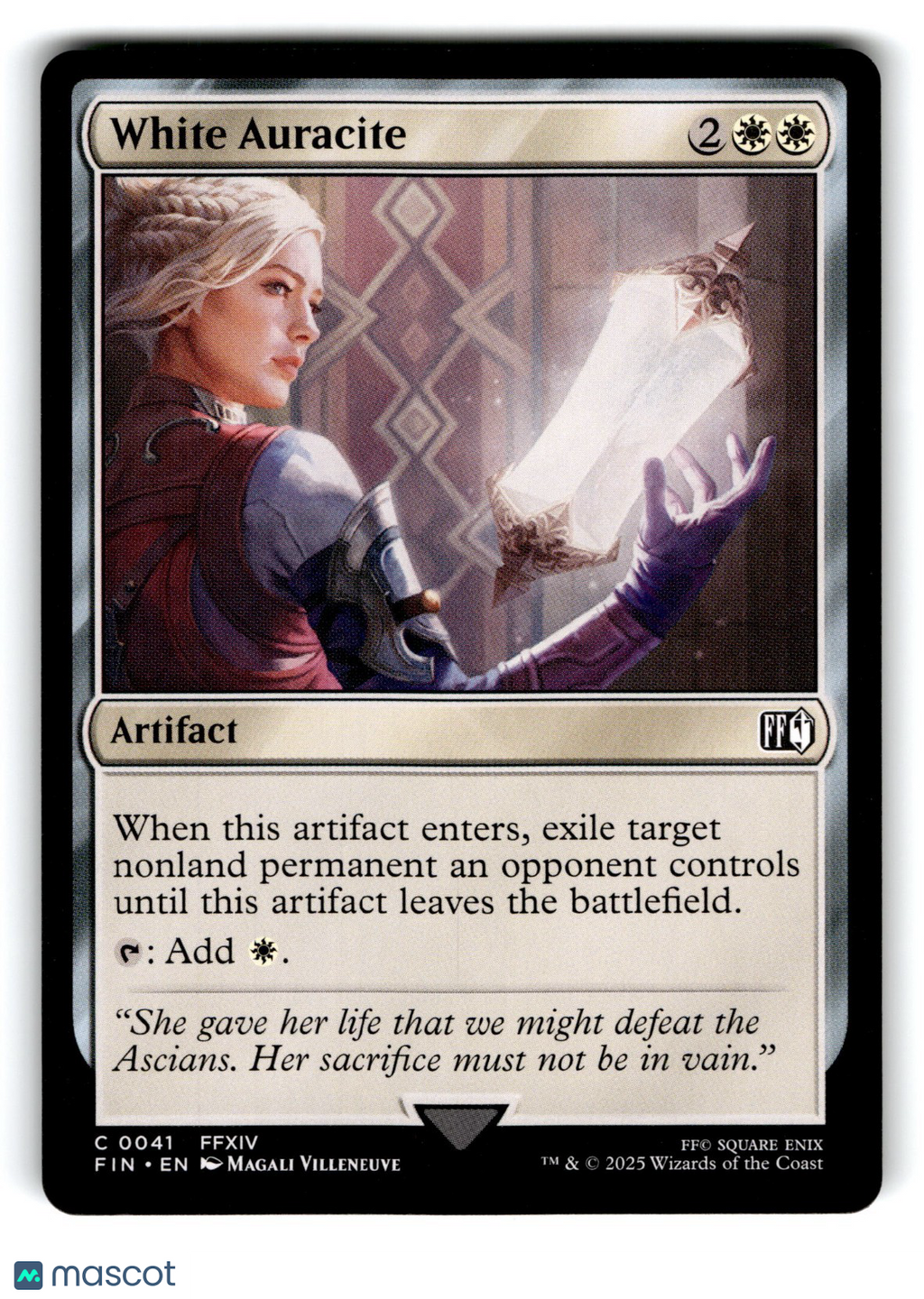 White Auracite Final Fantasy Regular