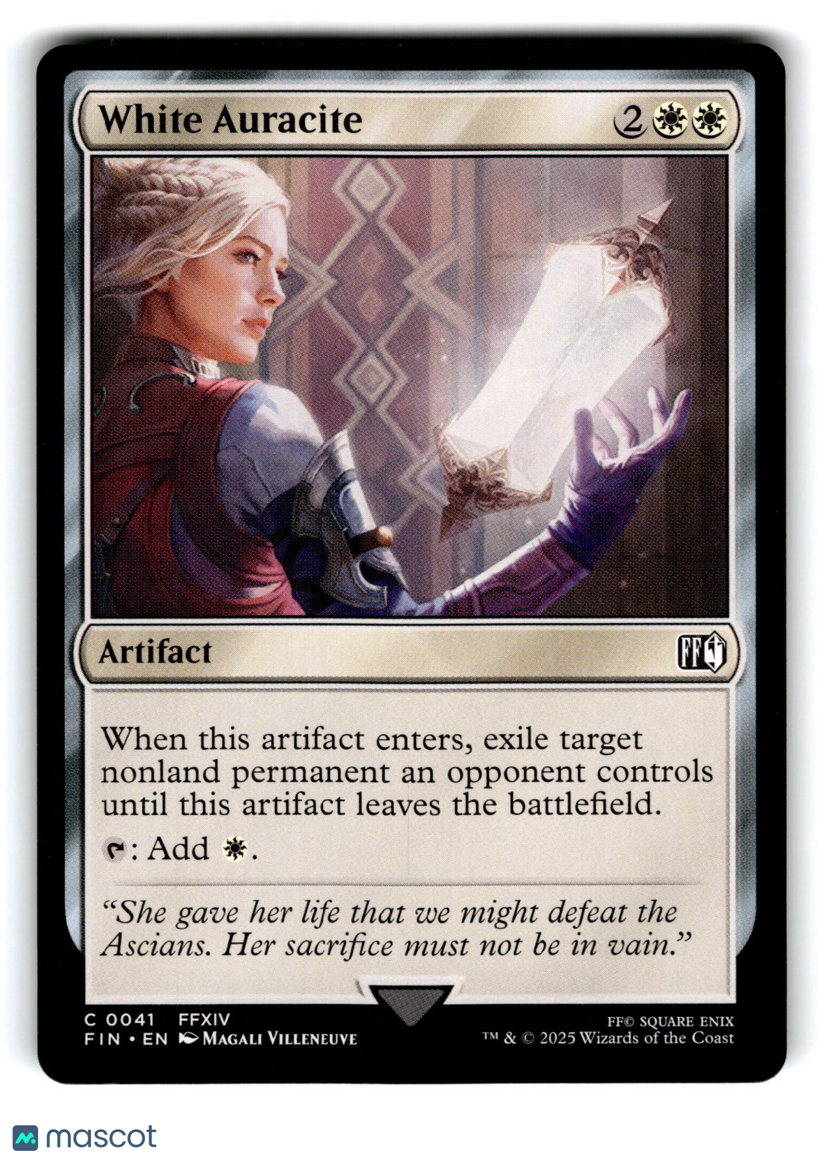 White Auracite Final Fantasy Regular