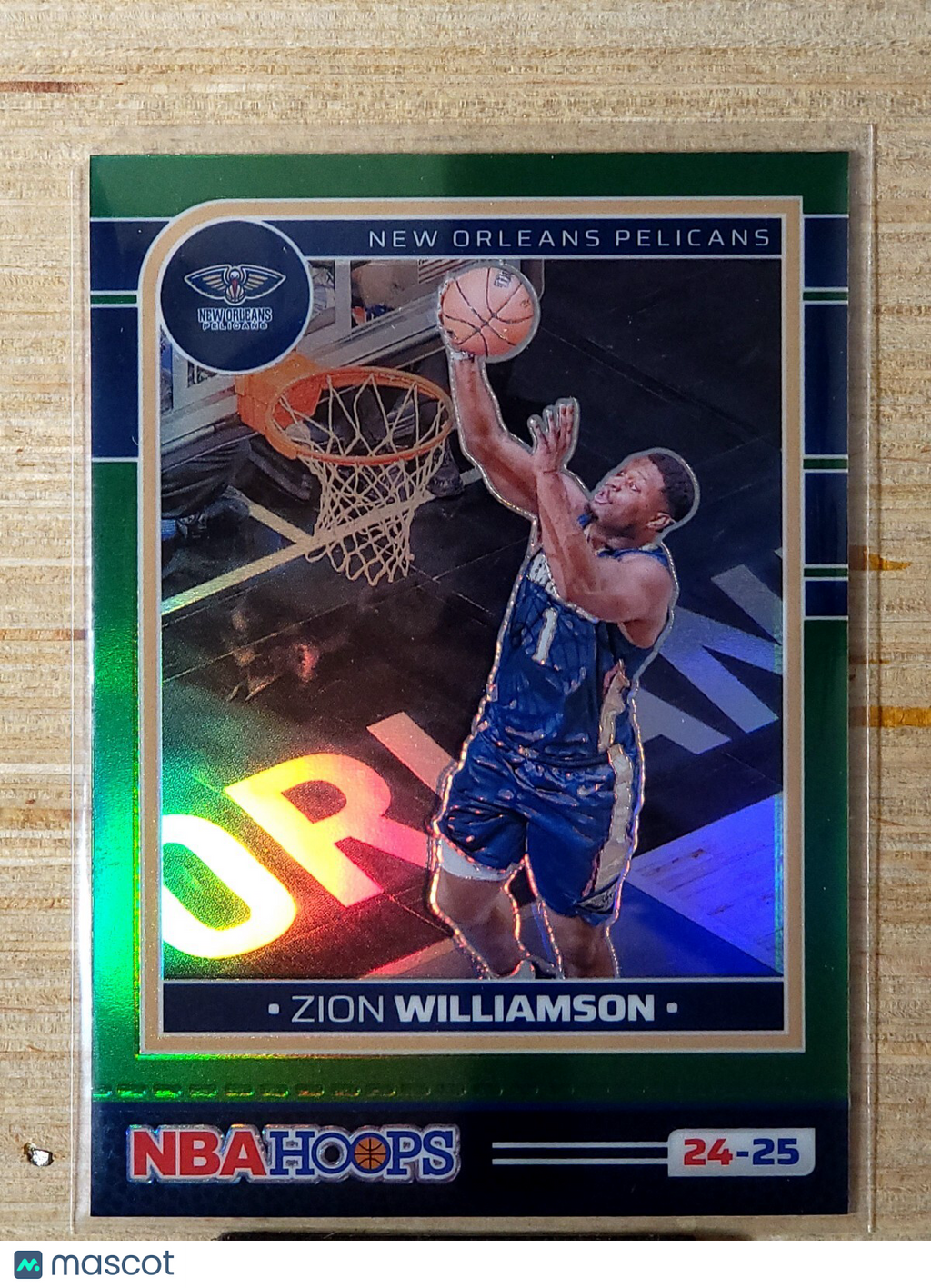 2024 Panini NBA Hoops Green Premium  #34 Zion Williamson