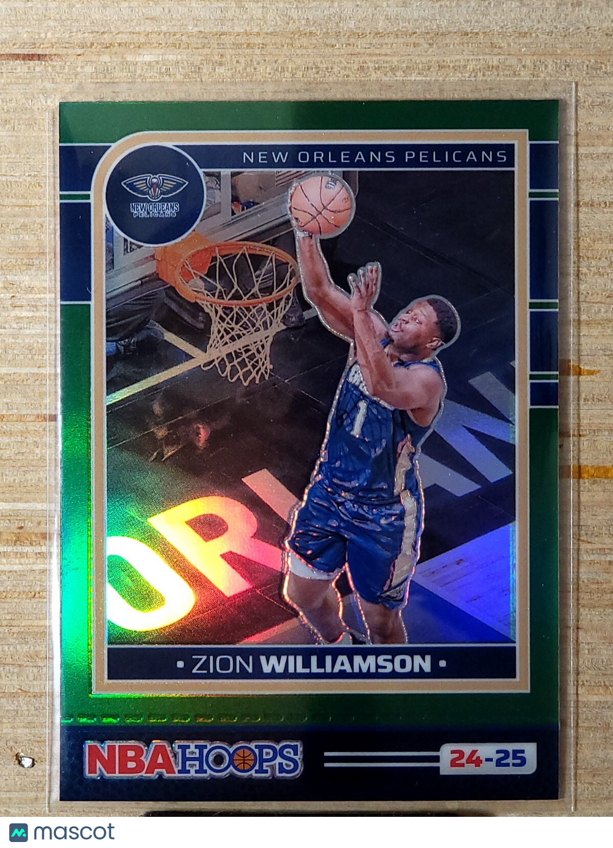 2024 Panini NBA Hoops Green Premium  #34 Zion Williamson