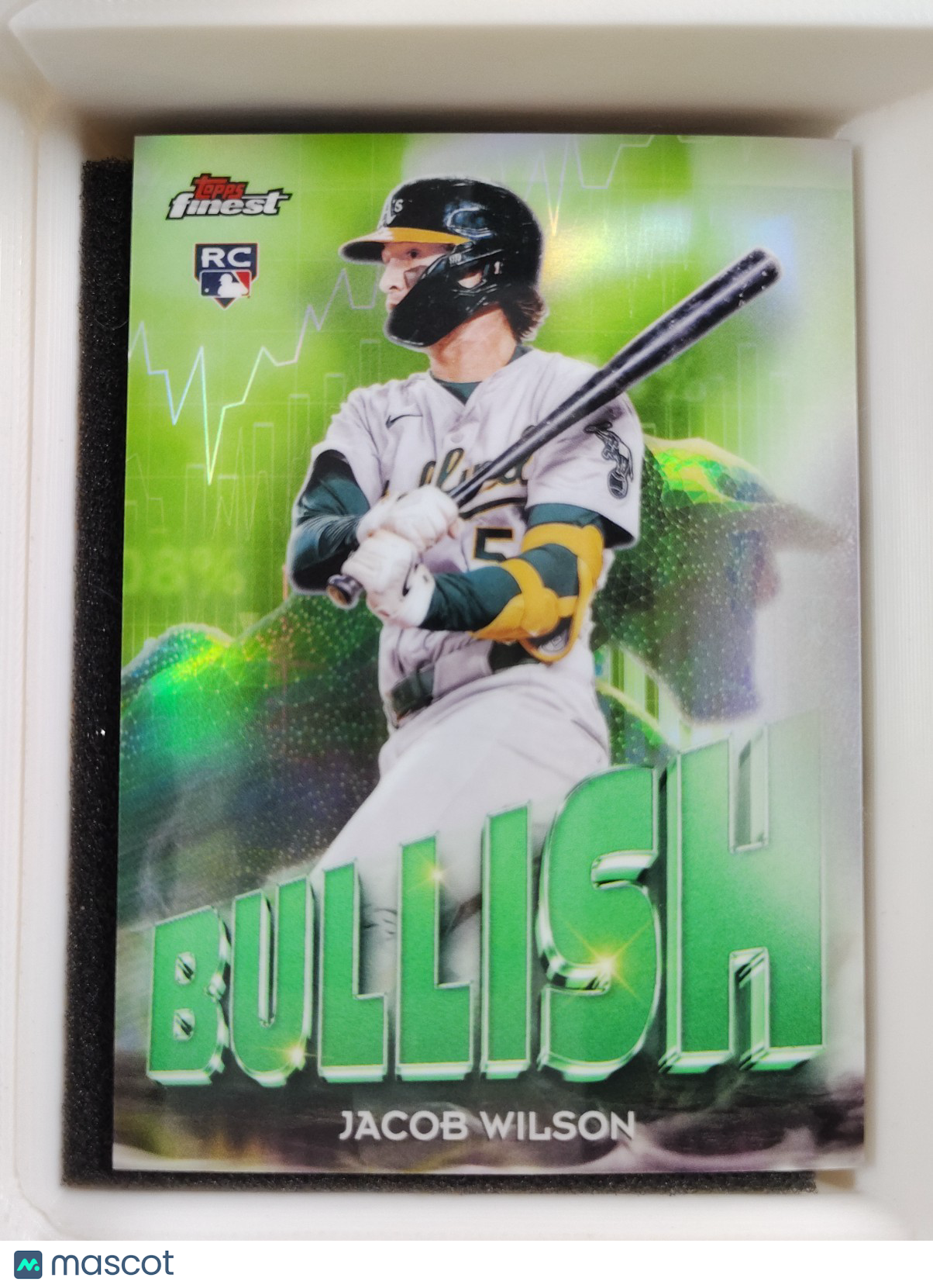 2025 Topps Finest Bullish Jacob Wilson #B-5