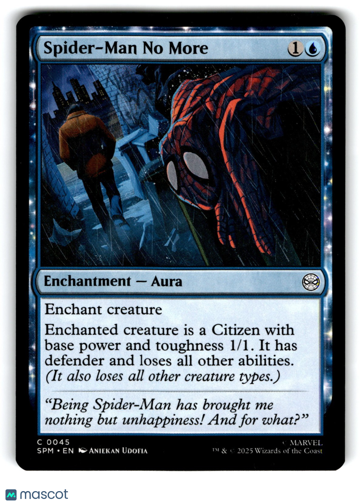 Spider-Man No More Marvel's Spider-Man Regular