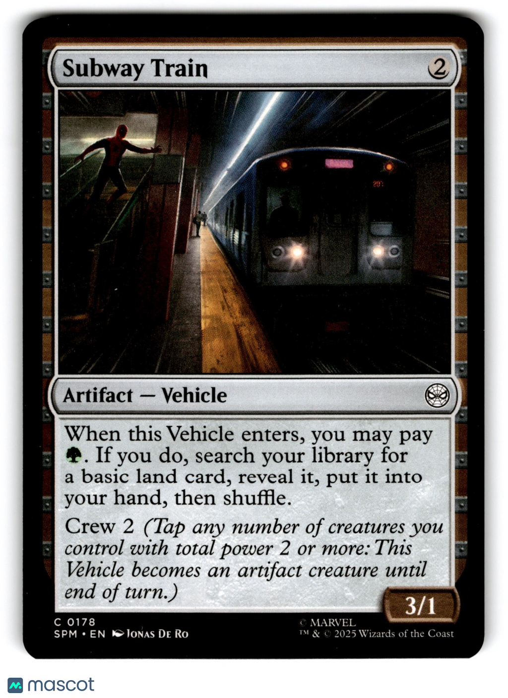 Subway Train Marvel's Spider-Man Regular