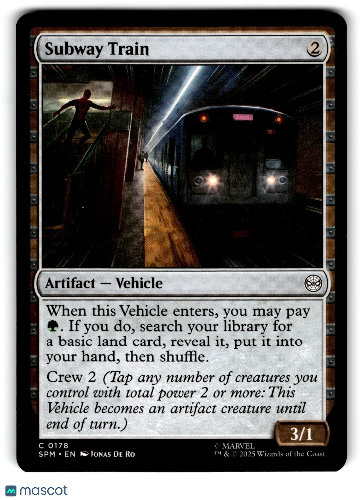 Subway Train Marvel's Spider-Man Regular