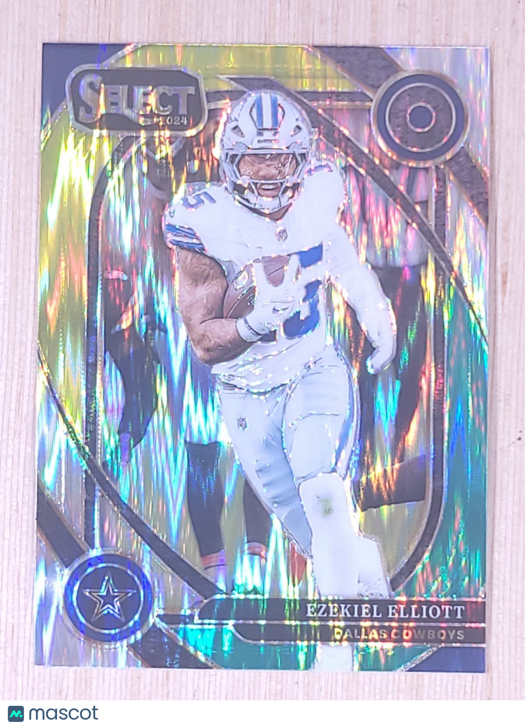 2024 Panini Select #256 Ezekiel Elliott Club Level Green Yellow Shock