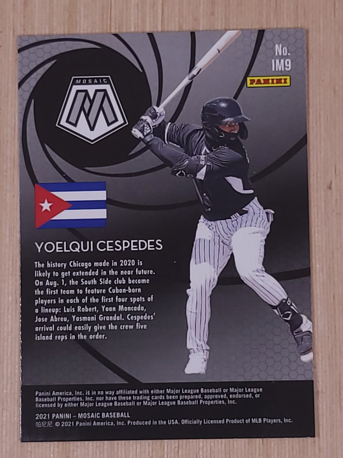 2021 Panini Mosaic - International Men of Mastery Yoelqui Cespedes #IM9 (RC)