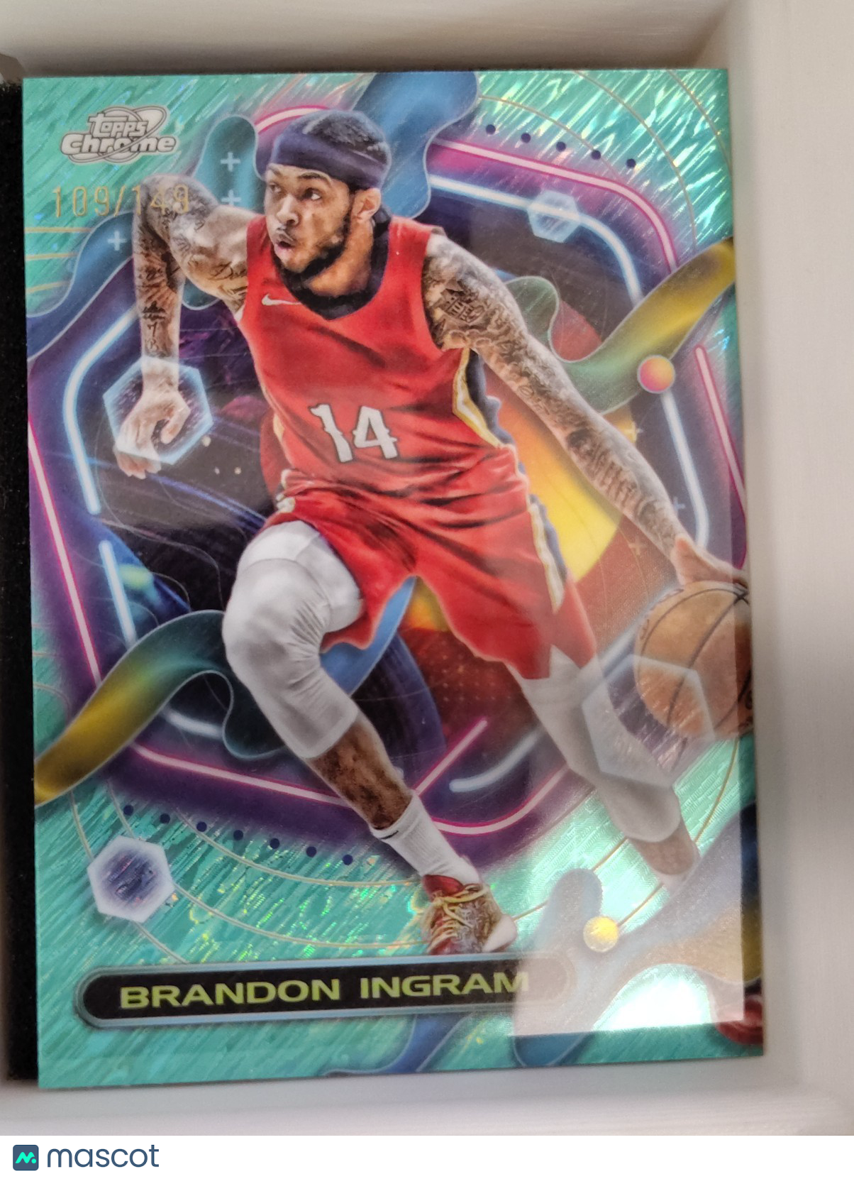 2023-24 Topps Cosmic Chrome - Brandon Ingram #16 Aqua Shimmer 109/149