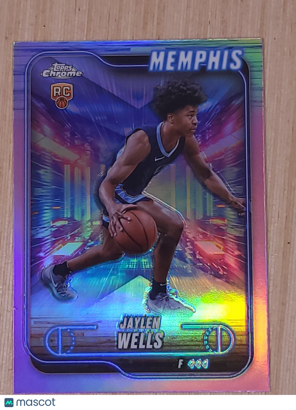 2024-25 Topps Chrome #185 Jaylen Wells Pink