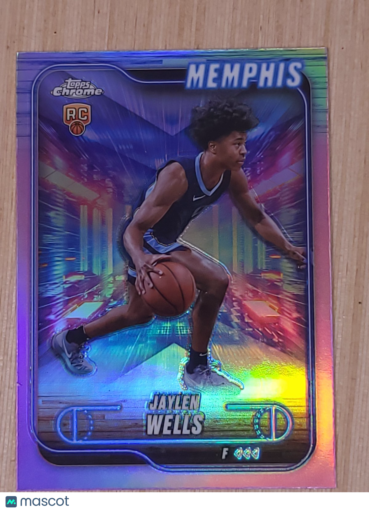 2024-25 Topps Chrome #185 Jaylen Wells Pink