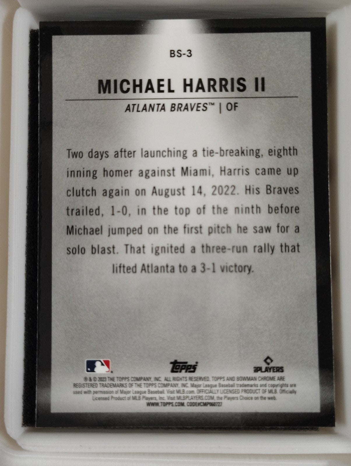 2023 Bowman - Bowman Spotlights #BS-3 Michael Harris II