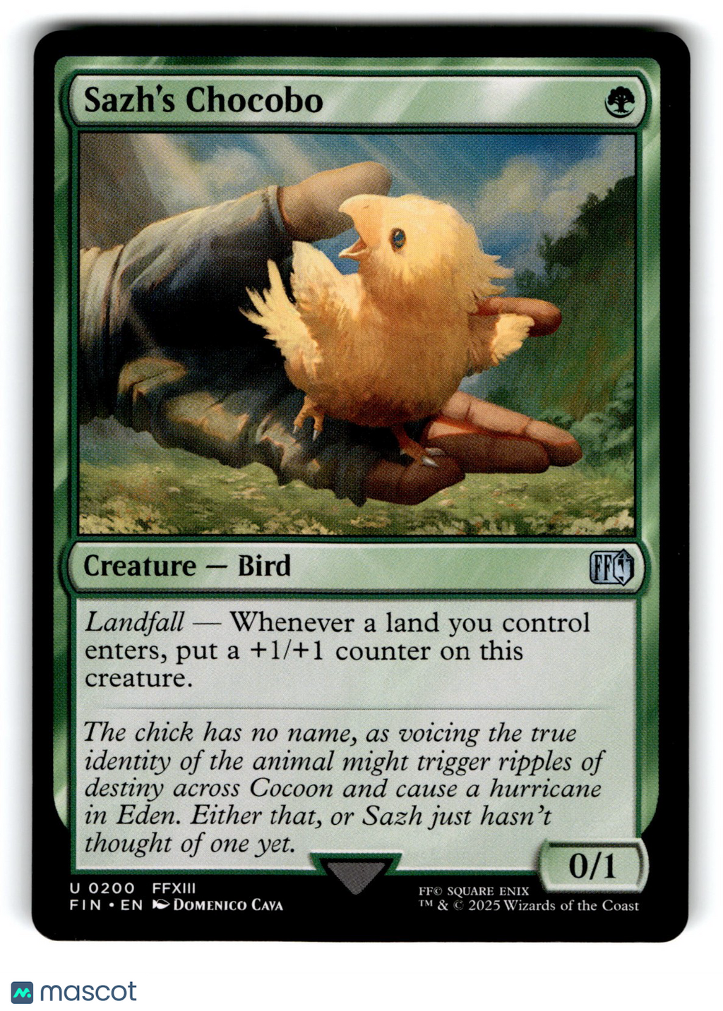 Sazh's Chocobo Final Fantasy Regular