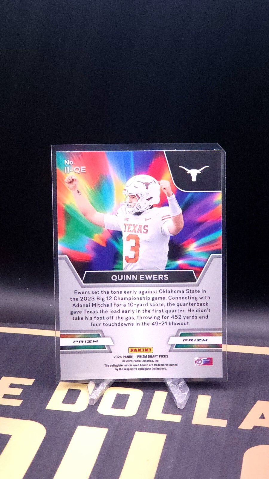2024 Prizm Draft Picks Quinn Ewers Rated Prospect Instant Impact Red Ice Prizm